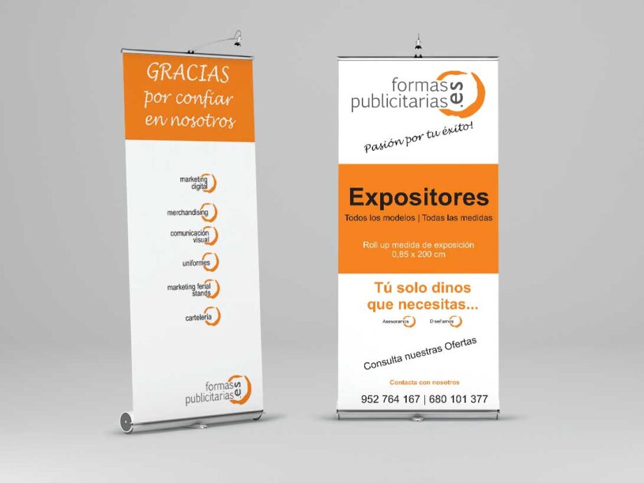 Expositor roll up 85